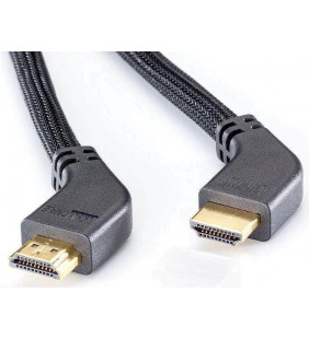 Eagle Cable DELUXE High Speed HDMI Eth. angled 0,8 m, 10011008