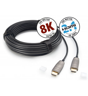 In-Akustik Profi HDMI 2.1 optical fiber cable 8K 48Gbps 50m 009245050