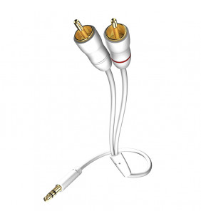 In-Akustik Star MP3 Audio Cable, 3.5 Phone <> 2RCA, 1.5 m, 003100015