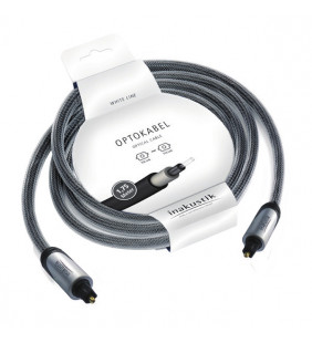 In-Akustik White Optical Cable, Toslink, 1.75 m, 01041318
