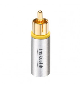 In-Akustik Exzellenz New RCA Plug, 8 mm, silver, 1 pc, 006990061